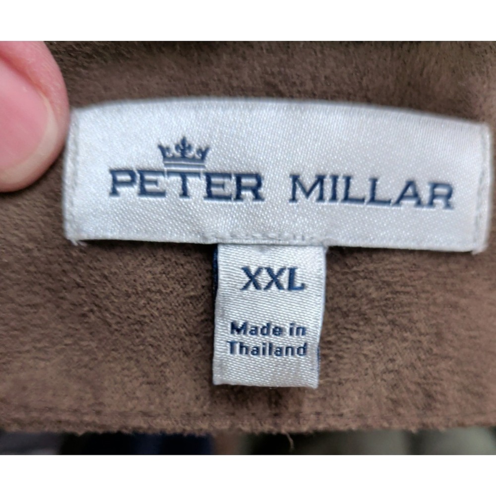 Peter Millar Essex Quilted Travel Vest Olive Green - Picture 6 of 9